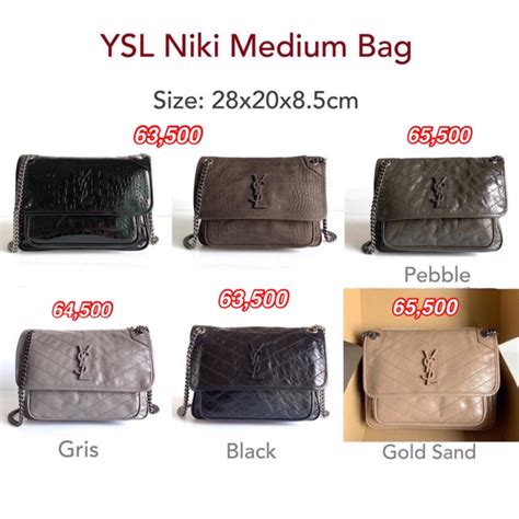 ysl niki size chart|YSL niki review.